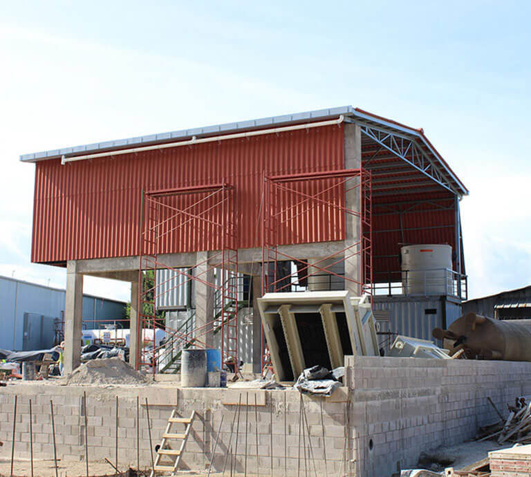 Edificio para planta de tratamiento de aguas residuales para ALDECA — foto 2