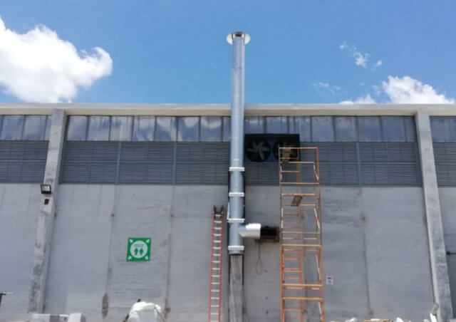 Chimeneas metálicas fabricados por TM Industrial