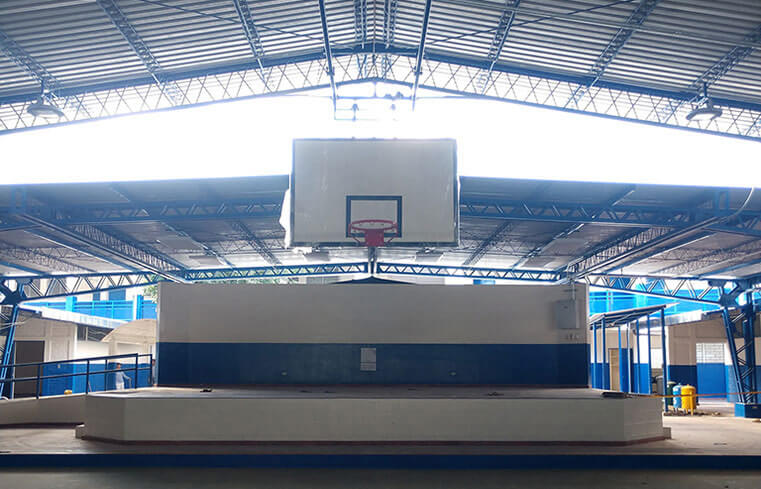 Tableros retráctiles para cancha de básquetbol para Ave Constructora — foto 5